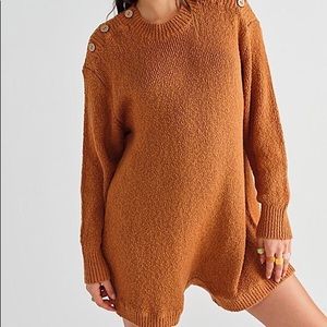 Free People Forever Sweater romper sz medium